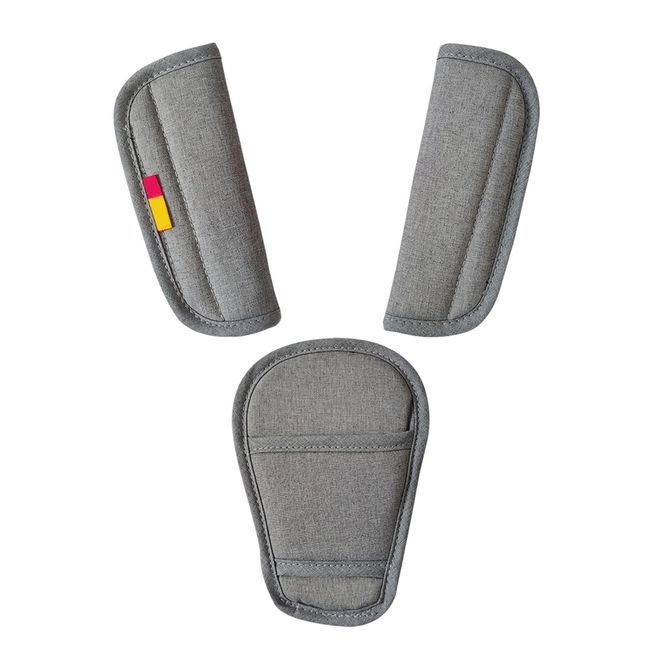 Pram strap outlet pads