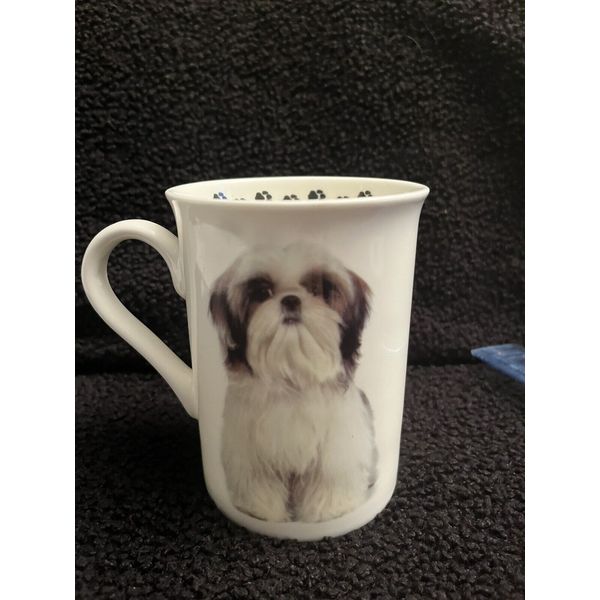 PETS Coffee Tea Mug SHIH TZU Gift  4"H x 3"Diam. Laughter Revo Ution