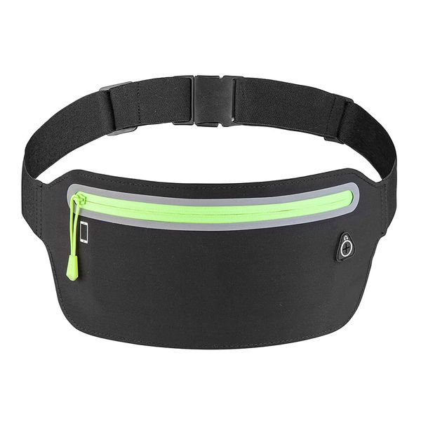 Running Belt,Slim Fanny Pack Exercise Running Waist Bag Belt Bag for Phone Women Men Runners Gym