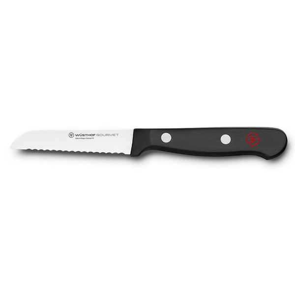 WÜSTHOF Gourmet 3" Serrated Paring Knife,Black