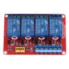 5V/12V/24V Relay module,4 Channel Optocoupler Relay Module Board High & Low Trigger (5V)