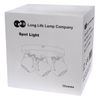 Retro 3 Way Ceiling Light Adjustable Eyeball Spot Lamp (Chrome)