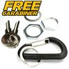 HD Switch Starter Ignition Switch Replaces John Deere TCA22740, TCA15075, AM101561 with 3 Keys & Free Carabiner