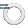 KnorrPrandell 6759459 - Polystyrene half-ring 25 cm, package with 2 half-rings