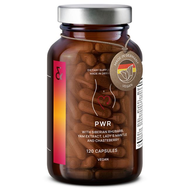 PWR - Hormone Balance for Women - PMS & Menstrual Pain Relief - Vitex & Yams