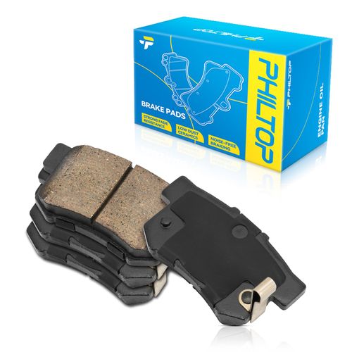 PHILTOP Ceramic Rear Brake Pads For Honda Odyssey 1995-1998, 4 Pcs replace # D536