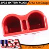 2X 175A Battery Quick Connect Disconnect Cable Plug Winch Jumper Connector Kit
