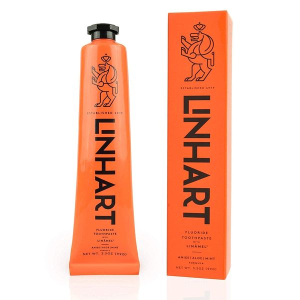 LINHART Whitening Toothpaste – Teeth Whitening, Enamel Strengthening Natural and Organic Toothpaste with Mint Flavor (3.4 oz)