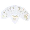 Fender Classic Celluloid, White, 351 Shape, Extra Heavy, 12 Count