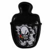 Anfang Enamel Skull Pattern Putter Cover for Mallet with Magnetic Closure (Black)
