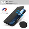【Hamany】 iPhone 16 Case Shoulder Folio iPhone 16 Case Strap Card Storage Stand Function iPhone 16 Case Shoulder Magnetic Leather Smartphone Case iPhone 16 Notebook Type Shock Resistant Durable