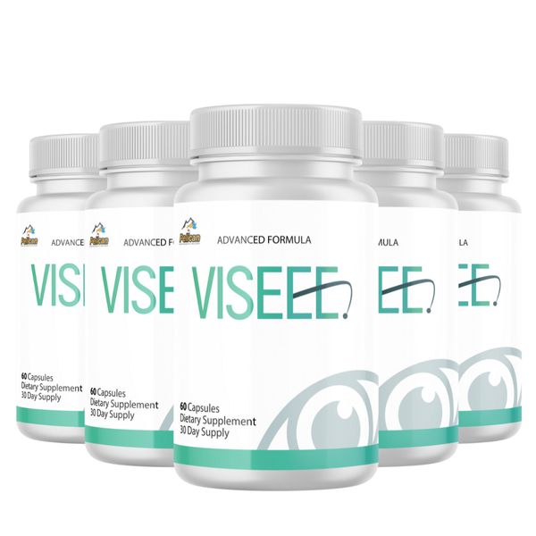VISEEE- Eye Support with Lutein- 5 Bottles- 300 Capsules