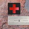Mini Medical Cross IFAK First Aid Tiny Patch [Black,Red]
