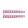 Girly Nails Pure Pink Tasty 24 Pack Nail Tips for Wedding, Party, Holiday, Dating, Prom, Daily Life