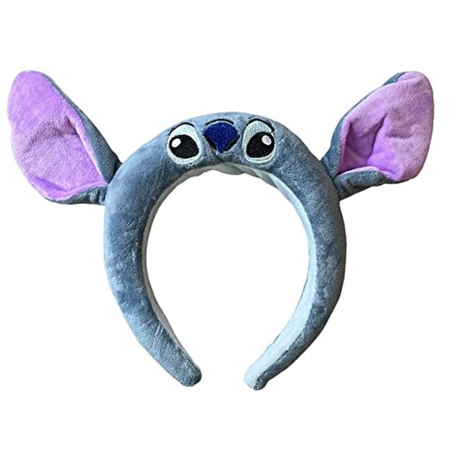 Lilo and Stitch Inspired Alice Headband With Ears Padded Faux Fur Fleece Lightweight Cosplay Party Head Band