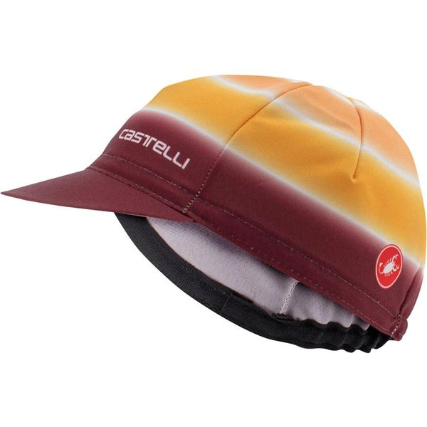 CASTELLI 4522086-867 Dolce Cap Hat Women's Sand/Bordeaux Uni