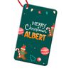 Personalised Any Name Rectangle Christmas Bauble Tree Decoration Gift Present 80