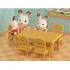 Sylvanian Families Furniture Dining Table Set Case-421