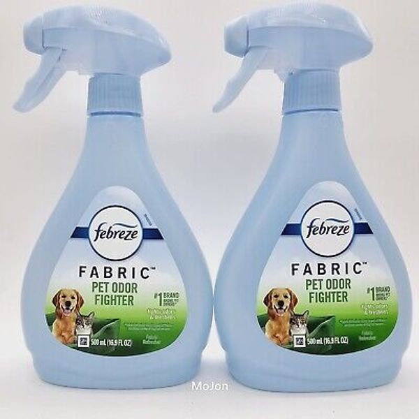 Lot Of 2 Febreze PET ODOR ELIMINATOR Fabric Refresher 16.9 Oz Each