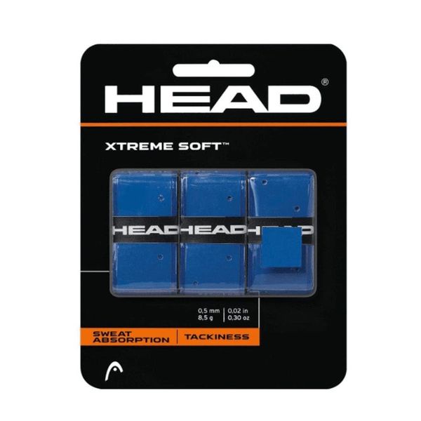 HEAD Xtreme Soft 3 pack overgrip, Blue