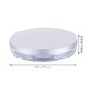 Frcolor Powder Case, Powder Container, 0.2 oz (5 g), Face Powder Case, Portable, Mesh Type, Thin, Refill Container, Puff Included, Set of 2, Colorful, colorful, 7.5x7.5cm