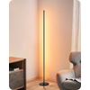 EDISHINE Corner Floor Lamp, Minimalist Dimmable Lighting with Remote 2700-6000K