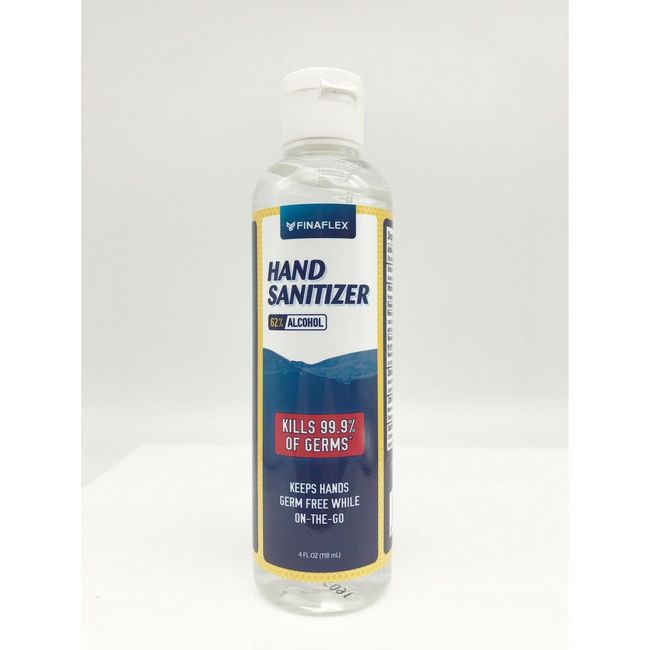 Finaflex -- Hand Sanitizer (4 Ounces) 62% MADE IN THE USA! Free Shipping!!