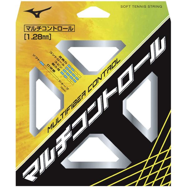 MIZUNO 63JGN902 Soft Tennis String Multifiber Control 01: White F