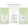 NorCal Organic - Premium Pea Protein Isolate - 100% Vegan and Organic - UNFLAVORED - Bulk 2lbs