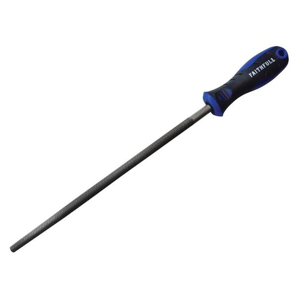 Faithfull FAIFIRSC10 Engineers File Round Second Cut 250mm (10in)