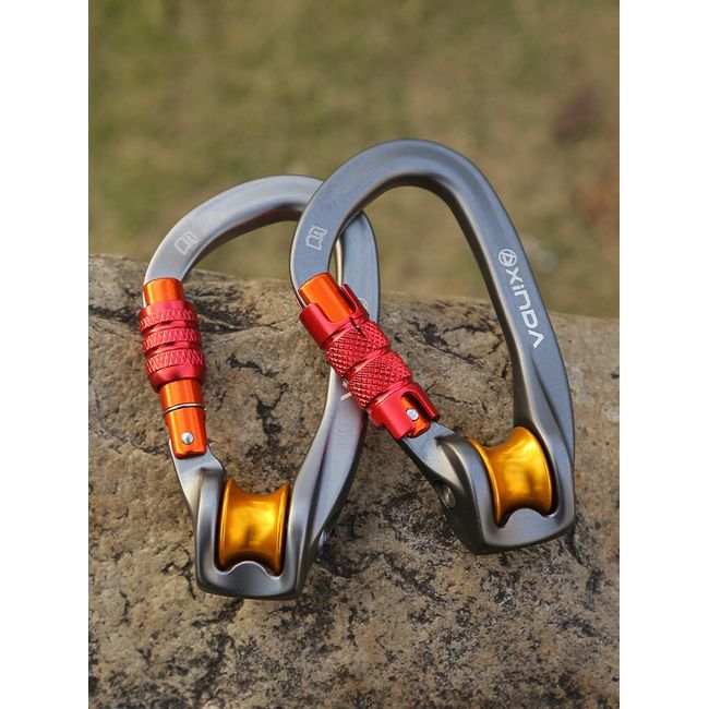 XINDA Professional Outdoor Rock Climbing Mountaining Self Locking