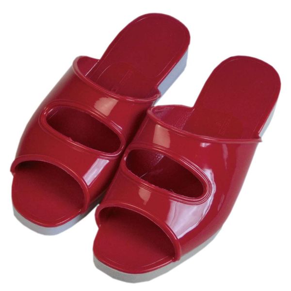 naigai Rubber Inside and Out New Mode Wine Sandals, School Shoes, red (wine)