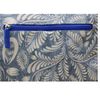 Elevanty Waterproof Beach Bag with Zipper, Adjustable Shoulder Bag for Beach, blue