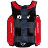 KWON Bay Double Full Contact Body Armour Protective Vest Belly Protector Body Shield Muay Thai Thai Boxing MMA Martial Arts K1 K 1, black