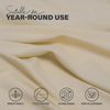 Acrali Home Premium Microfiber fitted sheets (Cream, Microfiber | King (200x150+40cm))