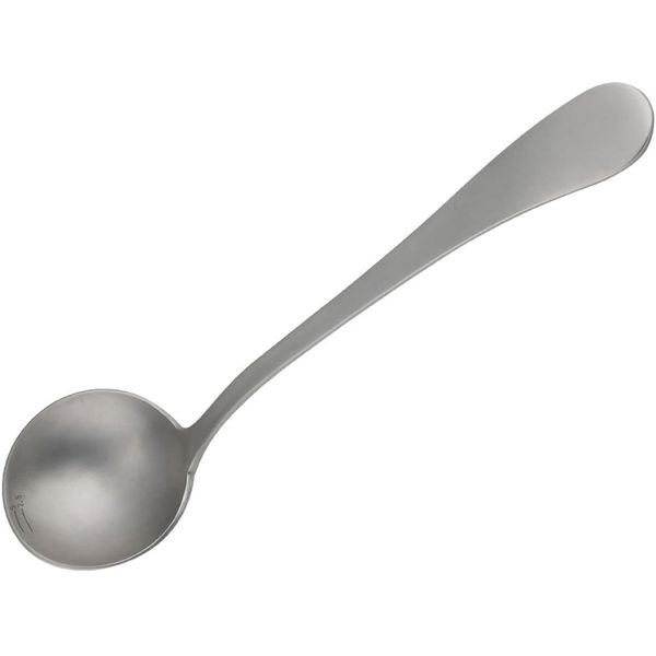 KOGU 43373 Shimomura Co., Ltd. Coffee Cupping Spoon, Long, Made in Japan, Stainless Steel, Dishwasher Safe, Total Length 7.5 inches (192 mm), Tasting, Measuring, Scale Included, 0.1 fl oz (2.5 ml), 5