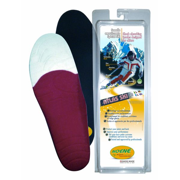 Noene NOATS/37 Ski Insole - 4 UK, Black