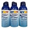 Icy Hot DRY PAIN SPRAY 4oz ( 3 pack ) __
