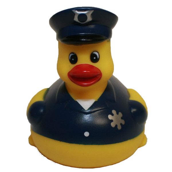 Waddlers Rubber Duck Police, Brand Rubber Duckies That Float Upright, Rubber Bath Toy Career Police Themed Rubber Ducky Birthday, Law & Order Keeper Rubber Ducky