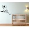 Vinyl Wall Decal Sticker Parrot W/Eye Patch Size 60inX66in Item OS_MB157B