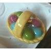 Nora Fleming Easter Basket Mini A Tisket A Tasket w/ Eggs Ceramic Charm A214
