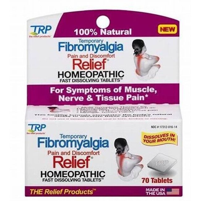 New Fibromyalgia Fast Dissolve 70 Tablets Dissolves in your mouth Homopathic