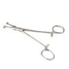 OdontoMed2011 Tube Septum Forceps 6 inch Piercing Tool Belly Tongue Eyebrow Lip Mirror Polish Finish Stainless Steel