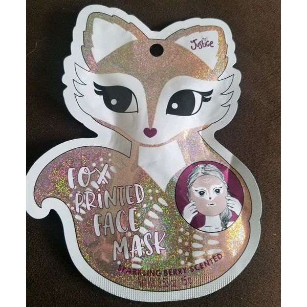 Girl's Justice adorable fox sparkling berry scented  face mask(VERY LAST ONE)