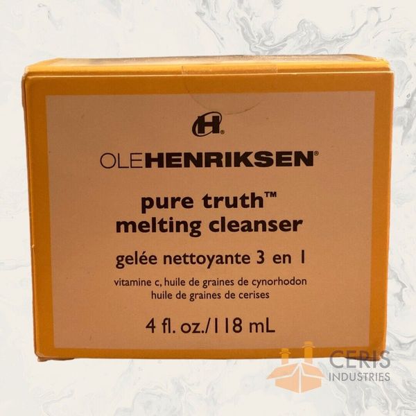 Ole Henriksen Pure Truth Melting 3 in 1 Gel Facial Cleanser 4 fl oz FULL SIZE