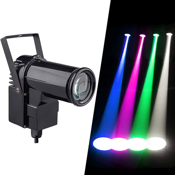 12W RGBW Disco Ball Lights, Pinpoint Spotlight, DJ Ball Pinspot DMX LED Pin Spotlight