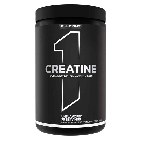RULE 1 Creatine 75 serv Unflavored 100% Creatine Monohydrate 375g