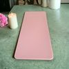 Light Pink Gloss Finish Rectangular Acrylic Table Runners / Serving Mats / Table Protectors (38cm x 28cm 15"x11")