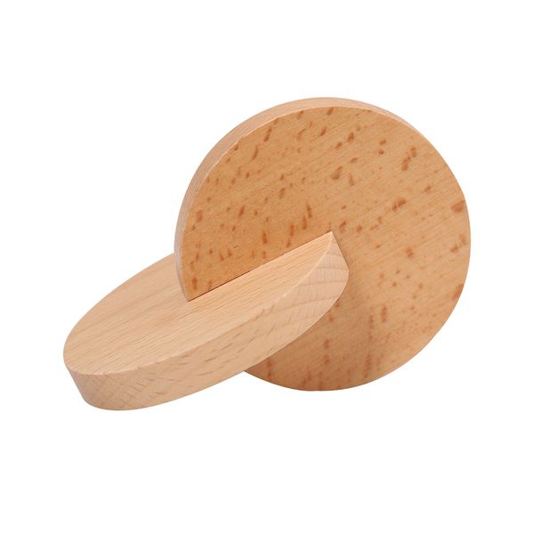 MEYOR Interlocking Disc Wooden Toy Baby Teething Toy Montessori Early Learning Tools