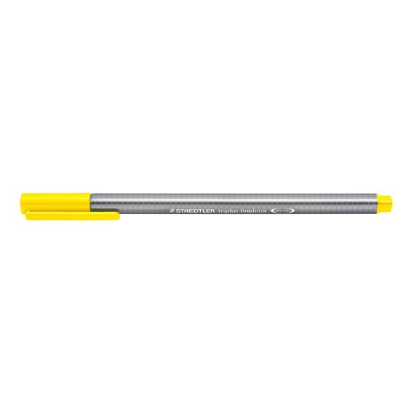 Staedtler Triplus Fineline 334 – Superfine Tip 0.3 mm Grey, Yellow